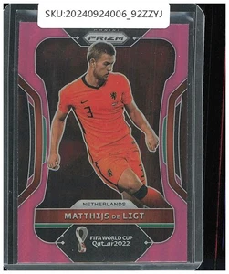 2022 Panini Prizm FIFA World Cup Matthijs de Ligt Base Prizms Silver #158 - Picture 1 of 2
