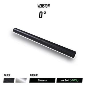 Universal Motorrad Lenkerstummel Lenkerrohr | Schwarz Eloxiert | 0° | BUMA - Bild 1 von 3