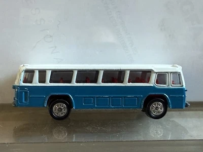 Autobús vintage 1974 Tomy Tomica #41 azul/blanco Mitsubishi Fuso 1/156 diecast Japón Foto 1 de 4