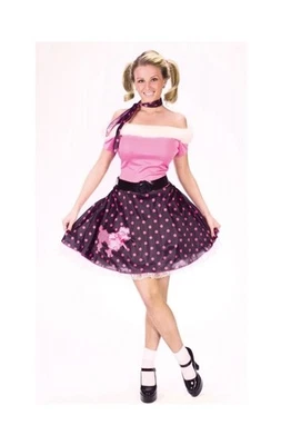 Fun World Sexy 50's Poodle Dress  Adult Outfit Costume Halloween M /  L - Image 1 of 4