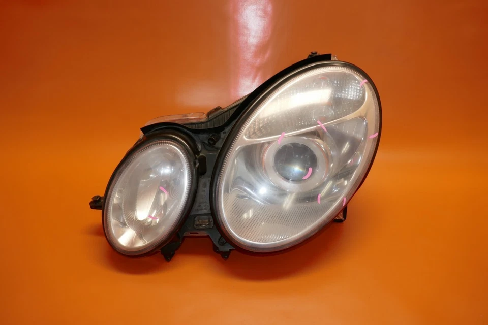 MERCEDES BENZ E350 E320 FAROL ESQUERDO DRIVER BI-XENÔNIO 2003 2004 2005 2006 FABRICANTE DE EQUIPAMENTO ORIGINAL - Imagem 1 de 4