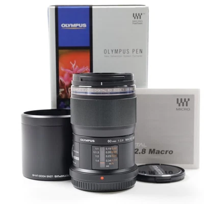 Olympus M. Zuiko Digital 60mm 2.8 Macro ED MSC Lens From Japan [Top Mint] #209AA - Image 1 of 4