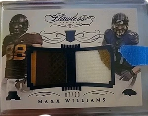 Panini Flawless Rookie Blue Jersey Minnesota Ravens Maxx Williams 07/20 2015 - Picture 1 of 2