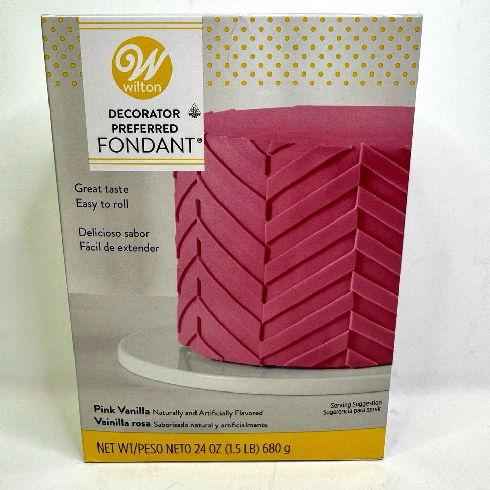 Wilton 710-2305 Decorator Preferred Fondant 24-Ounce Pink