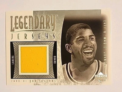 2000-01 Upper Deck NBA 传奇-传奇球衣 Earvin "Magic" Johnson — 第 1/4 张图片