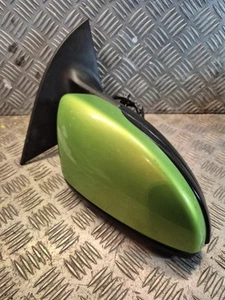 VW SCIROCCO 09 COMPLETE OS DRIVERS ELECTRIC WING MIRROR VIPER GREEN METALLIC - Picture 1 of 8
