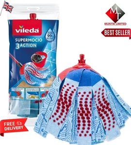 Vileda SuperMocio 3 Action Mop Replacement Head - Picture 1 of 4
