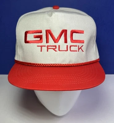 Bonés de qualidade vintage GMC TRUCK chapéu caminhoneiro por George Snapback - Novo estoque antigo - Imagem 1 de 4