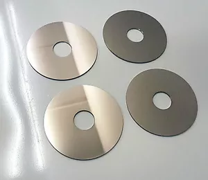 100x Spiegel 9,5cm Spiegelplatte mit Loch Runder Rund für Deko Lampe ca. Posten - Bild 1 von 4