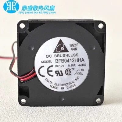 Delta BFB0412HHA 4010 12V 0.10A 2-Wire Dual Ball Cooling Fan - Image 1 of 4