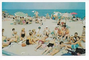 Postal Isla Jekyll Saludos desde Georgia GA Playa bronceado Sol Playa Brillo - Imagen 1 de 1