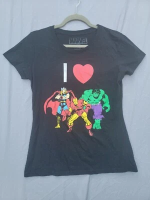 MARVEL SUPER HERO CHARACTERS BOYS YOUTH T-SHIRT Size XL - Image 1 of 4
