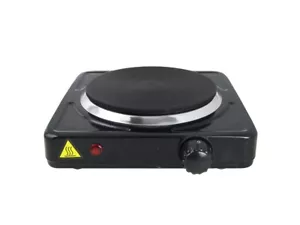 FORNELLO ELETTRICO GHISA 1000W CAMPEGGIO ACCIAIO PIASTRA TERMOSTATO 5 LIVELLI - Foto 1 di 2