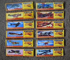 WW2 World War 2 12 x Toy Foam Gliders war Planes Spitfire Mitsubishi Zero Focke - Picture 1 of 1