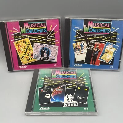 Musical Worldhits  3Cds (Cats,Evita,Starlight ExpressOklahoma,My Fair Lady,..) - Bild 1 von 4