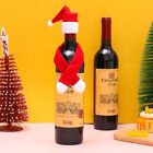 Dress Up Festival Party Xmas Gift Table Decoration Wine Bottle Cover Scarf Hat