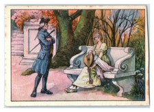 Franz and Amalie, The Robbers, Echte Wagner German Trade Card VT31K