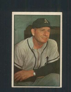 1953 Bowman Color #31 Jimmie Dykes EX/EX+ Athletics MG 129615 