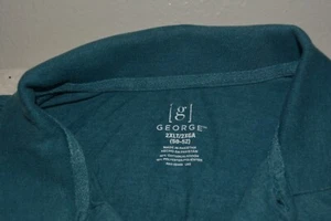 2XL Green 3 Button Collared Polo George Made In Pakistan - Picture 1 of 2