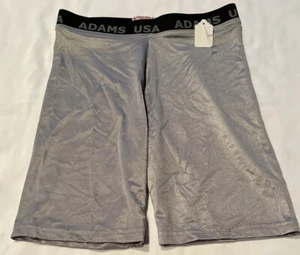 Boys Adams USA Athletic Gray Shorts size Medium New - Picture 1 of 3