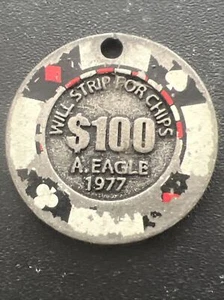 Vinatge HARD TO FIND 1977 Will Strip For Chips A. Eagle - Picture 1 of 15