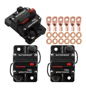 (3er Pack) 150Amp Leitungsschutzschalter mit manuellem Reset für Auto Marine Motoren Boot ATV - Bild 1 von 2