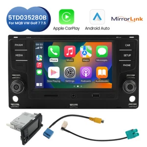 For MQB VW Golf MK7 6.5" 5GD035280B Carplay Android Auto RCD330 AUX Radio Stereo - Picture 1 of 21