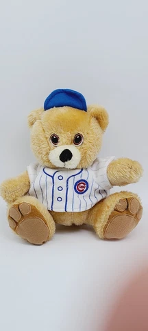 Chicago Cubs MLB Baseball 8” Plush Teddy Bear with Embroidered Shirt CLEAN Cover
