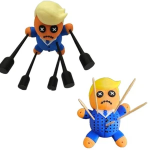 Praktische zuverlässige stabile wendige Trump Parodie Puppe Zahnstocher Stick Aufbewahrung - Bild 1 von 9