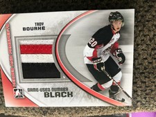 2011-12 In The Game Heroes and Prospects Game Used Troy Burke M-40 Edmonton