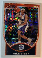 2007-08 Bowman Chrome Mike Bibby XFractor 19/50 Sacramento Kings