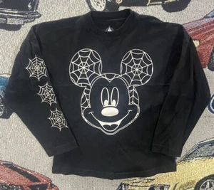 Camiseta Disney Spirit Halloween Mickey Mouse BOO Brilla en la Oscuridad Juvenil Talla M - Imagen 1 de 11