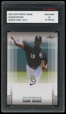 KUMAR ROCKER 2017 LEAF PERFECT GAME 1ST GRADED 10 ROOKIE CARD 2022 #3 DRAFT PICK