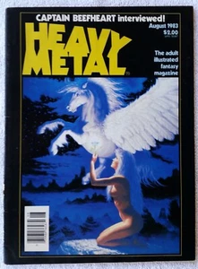 Heavy Metal Magazine August 1983 Vol VII No. 5 Captain Beefheart Interview - Picture 1 of 17