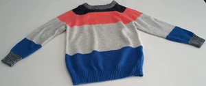 Mini Boden Kids Striped Color Block Long sleeve Size 4-5 Sweater Wool Cashmere - Picture 1 of 10