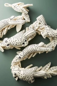 NEW Anthropologie Stitched & Felted Wool Song Bird Garland - Picture 1 of 1