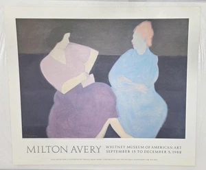 Póster de exposición del Museo Milton Avery Whitney, 1982 - Imagen 1 de 5