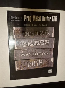 *      MY TUNES PROG METAL GUITAR TAB-SONGBOOK -RUSH--DREAM THEATER-MASTODON- - Picture 1 of 4