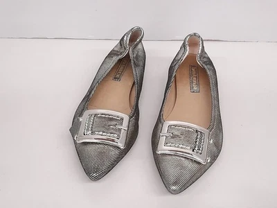 Women's Enzo Angiolini Black Silver  Size 8 Ballet - Image 1 of 4