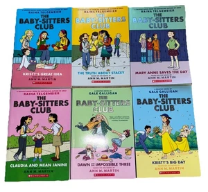 Babysitters Club Graphic Novels 6 Book Set Books 1-6 Telgemeier & Galligan - Imagen 1 de 12