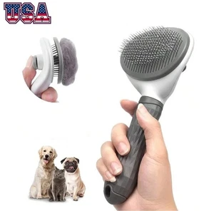 Haustier Haarpflege Massage Entschuppen Reinigungsbürste & Haarentferner Hund Katze Kamm - Bild 1 von 6