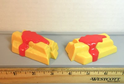 LOTE de 2 papas fritas con salsa de tomate Play Food Little Tikes IntelliTikes Foto 1 de 3