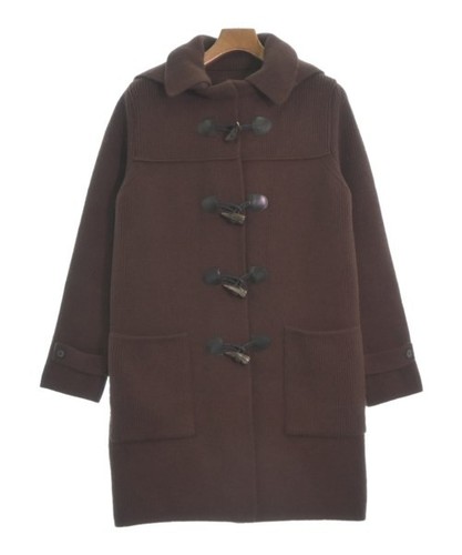 Cappotto donna Maison Margiela S lana marrone con cappuccio