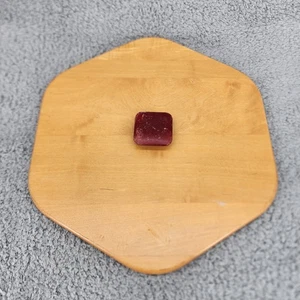 Longaberger WoodCrafts Lid Snowflake-Red Knob Basket- LID ONLY - Picture 1 of 20