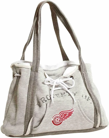 NEW! DETROIT RED WINGS HOODIE SWEATSHIRT PURSE LICENSED Cover