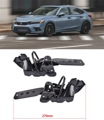 Nuevas bisagras de capó laterales para conductor y pasajero para Honda Civic EX EX-L LX 2022-2023 Foto 1 de 4