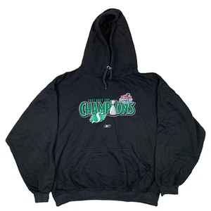 Reebok Grey Cup Football Canada Football 2007 Black Hoodie Men's Size Approx XL - Picture 1 of 16