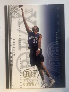 1999-00 SP Authentic Rookie F/X   Richard Hamilton #97 Rookie Card #'d/1500 RC - Picture 1 of 2