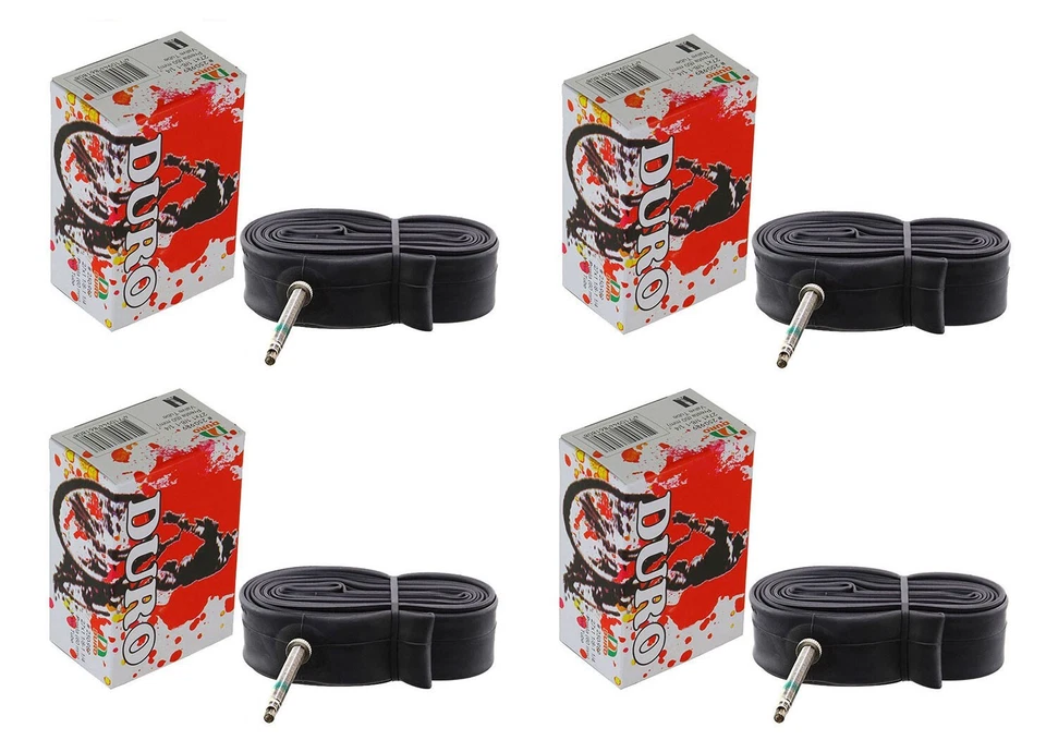 4 (CUATRO) TUBO BICICLETA DURO 27 X 1-1/8-1 1/4 60MM ESTÁNDAR PRESTA/VÁLVULA FRANCESA. Foto 1 de 1