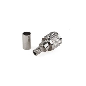 100pcs Mini UHF Male Solder RF Connector Crimp for RG58 LMR195 RG400 RG142 Cable - Picture 1 of 3